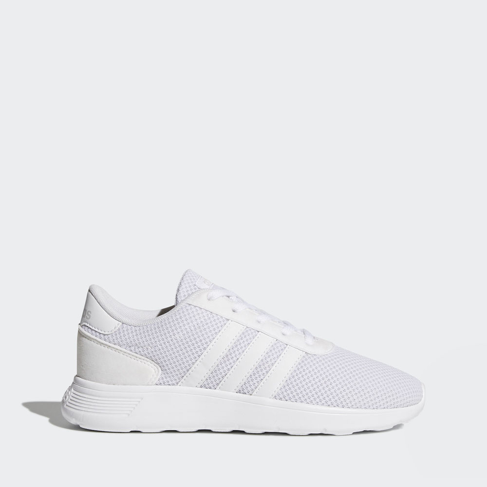 Adidas Lite Racer - παπουτσια για τρεξιμο για κοριτσια - Ασπρα/Ασπρα/Ασπρα,Μέγεθος: EU 27 – 39 1/3 (